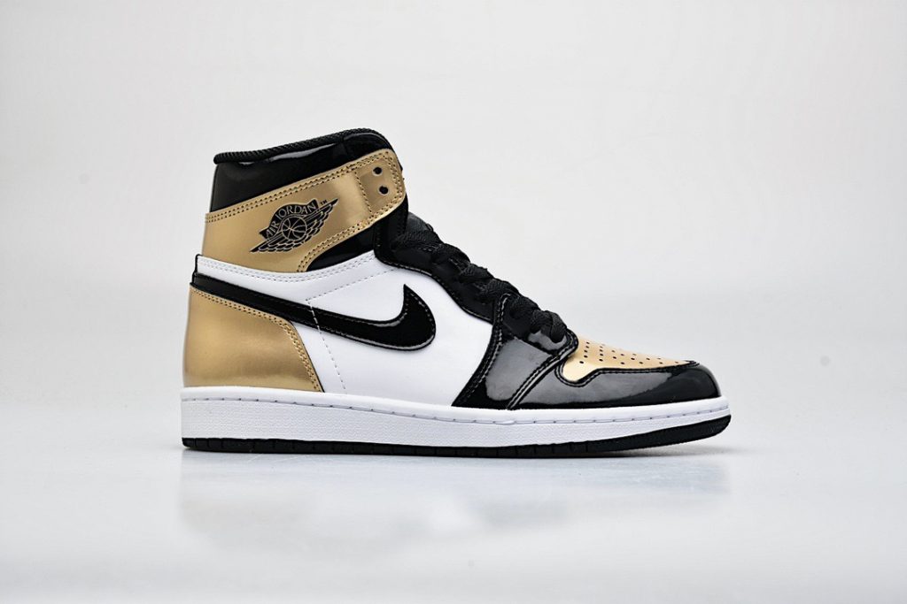 Jordan 1 Retro High NRG Patent Gold Toe – RABBITKICKS