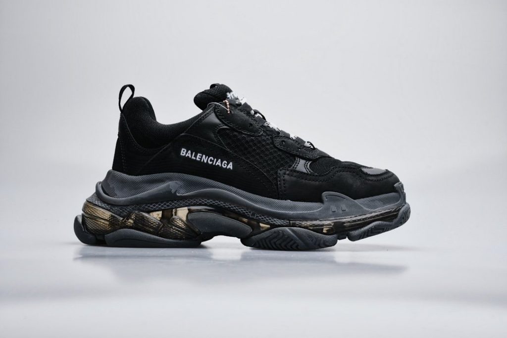 Balenciaga Triple S Clear Sole Black Rabbitkicks