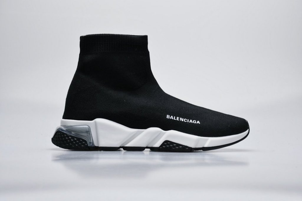 Balenciaga Speed Sneaker Black White Sole - RABBITKICKS