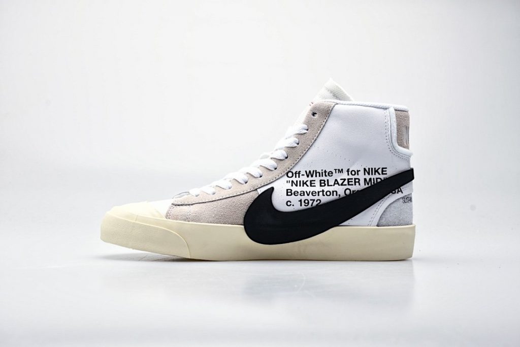 nike mid blazer off white