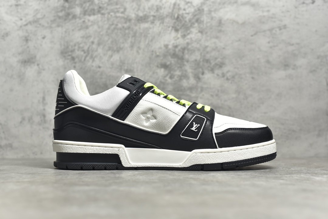 Louis Vuitton Trainer Low 2020 Trainer series Black and white – RABBITKICKS