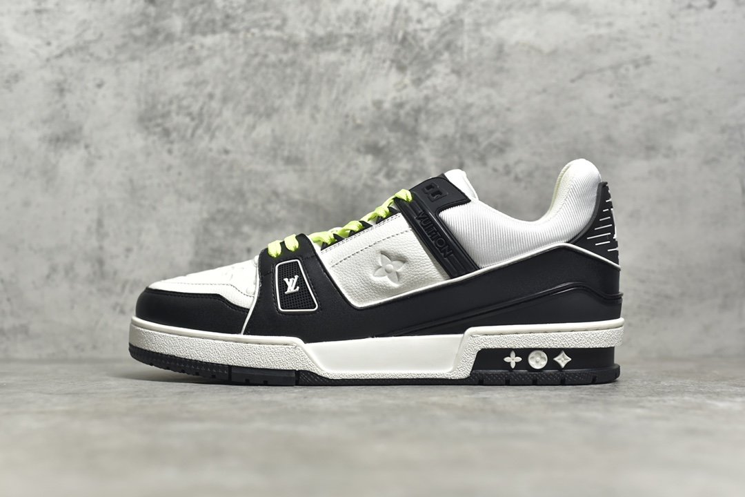 Louis Vuitton Trainer Low 2020 Trainer series Black and white – RABBITKICKS