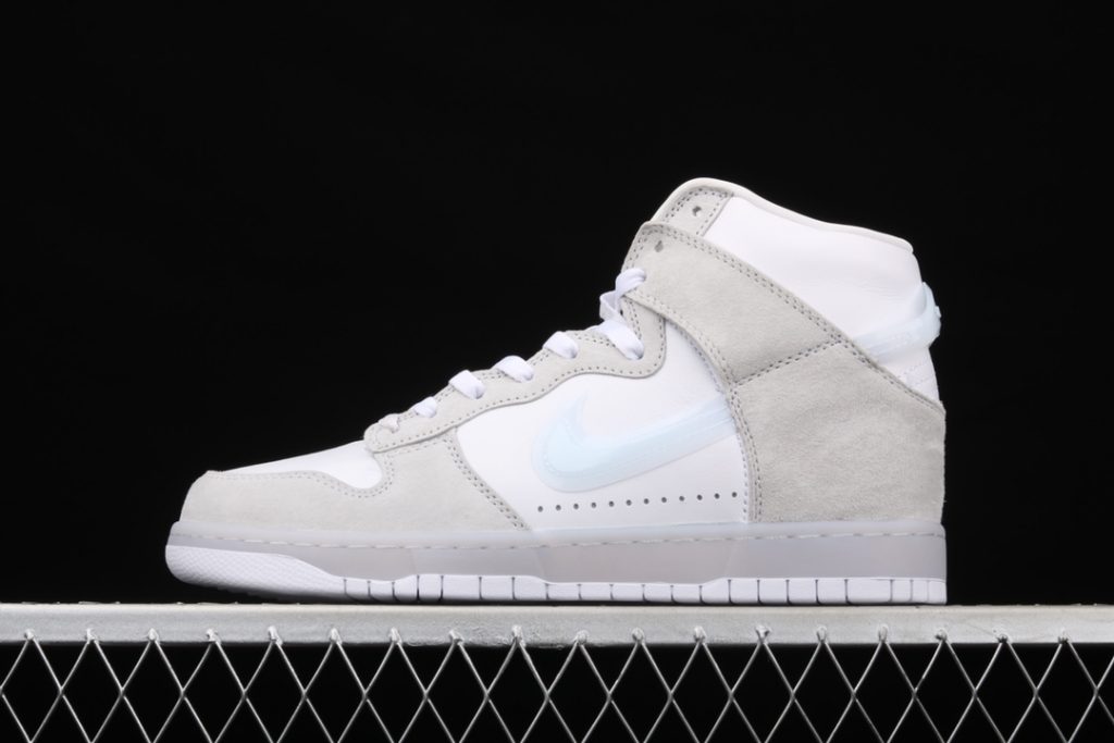 nike dunk high slam jam white pure platinum