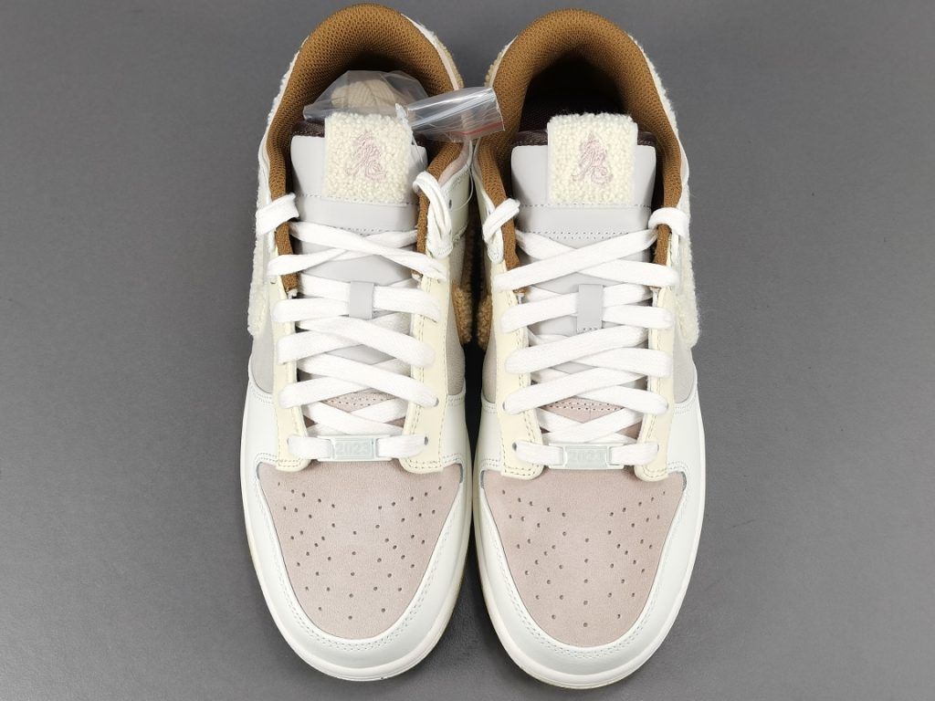 nike x dunk low sb year of the rabbit fossil stone