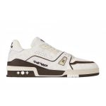 Louis Vuitton Trainer Sneaker In Brown