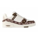 Louis Vuitton Trainer Sneaker In Brown