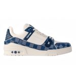 Louis Vuitton Trainer Sneaker In Blue