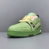 Louis Vuitton Trainer Sneaker In Green - Image 6