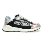Dior B30 Microfiber Mesh Sneakers Grey Silver