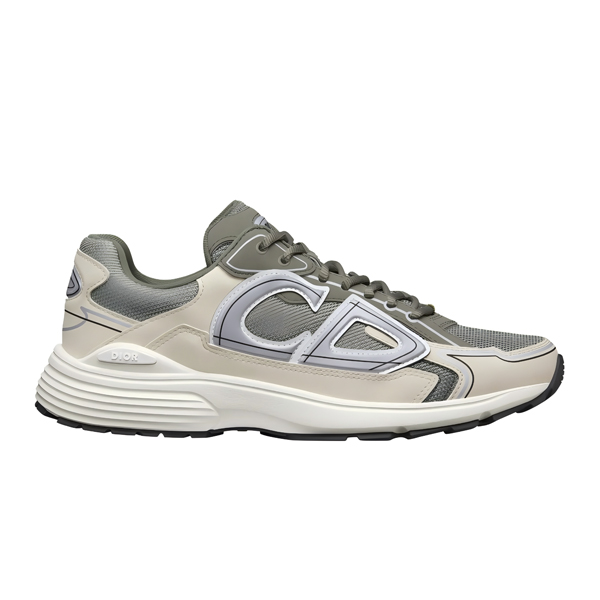 Dior B30 Microfiber Mesh Sneakers Olive Beige