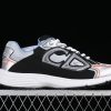 Dior B30 Microfiber Mesh Sneakers Grey Silver - Image 3
