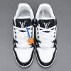 Louis Vuitton LV Trainer White Black White - Image 5