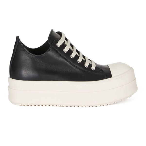Rick Owens 25SS Hollywood Mega Bumper Low Sneakers In Black