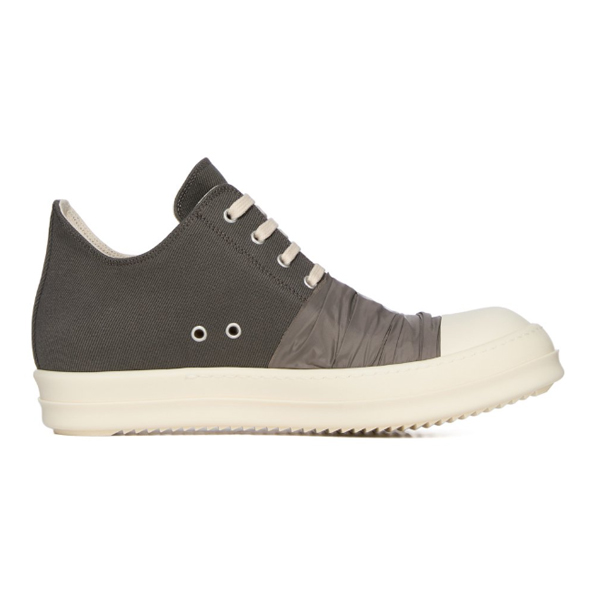 Rick Owens Drkshdw Hollywood Hustler Low Sneakers In Grey