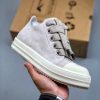 Rick Owens 25SS Hollywood Jumbolaced Low Sneakers In Grey - Image 2