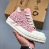 Rick Owens EDFU Drkshdw Slashed Low In Faded Pink - Image 2