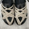 Rick Owens Concordians Megalace Granola Mules In Black - Image 8