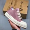 Rick Owens Lido Low Sneakers In Pink - Image 2