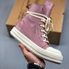 Rick Owens High Sneakers In Pink - Image 2