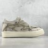 Rick Owens Megalaced low Sneakers In Grey - Image 3