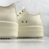 Rick Owens 25SS Hollywood Mega Bumper Low Sneakers In Milk - Image 9