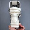 Rick Owens Scarpe Pelle Geobasket In Dust - Image 8